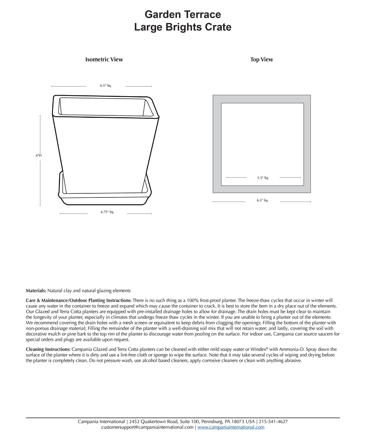 Garden Terrace Large Brights Crate Set of 16