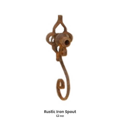 Gi-110 Rustic Iron Spout