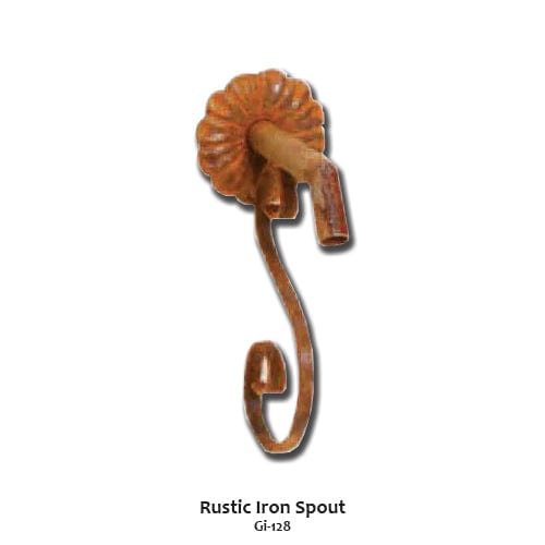 Gi-128 Rustic Iron Spout