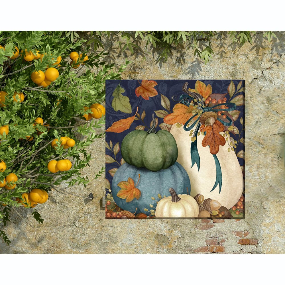 Harvest Pumpkins Outdoor Canvas Art