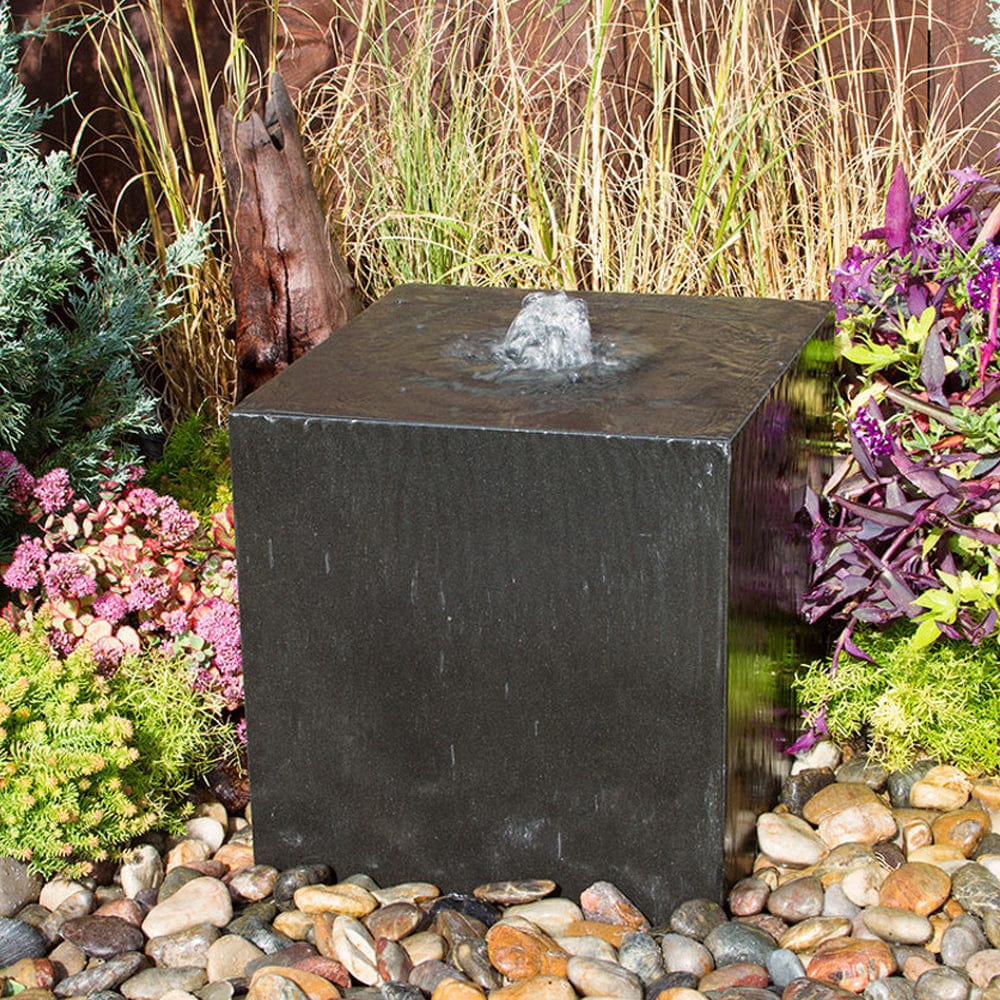 Heiho Basalt Stone Outdoor Fountain - Outdoor Art Pros