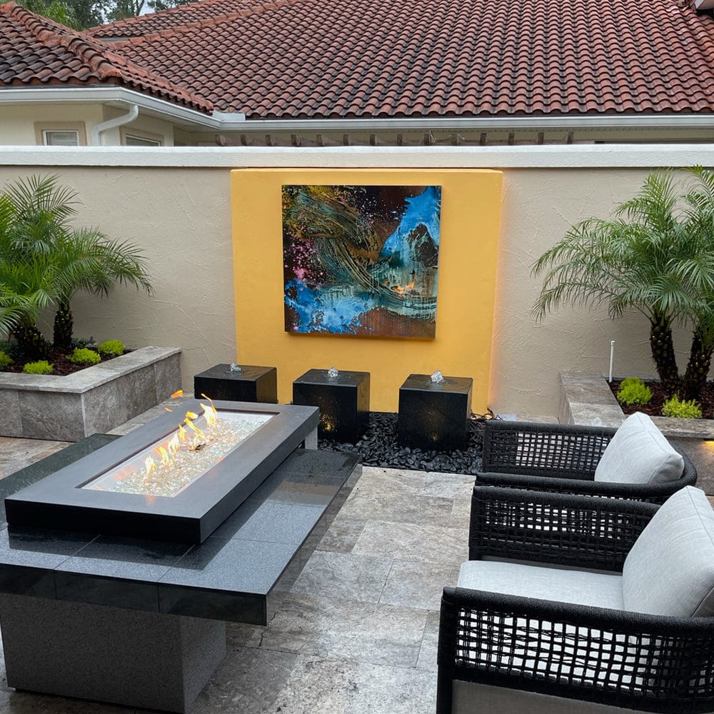 Heiho Basalt Stone Outdoor Fountain - Outdoor Art Pros