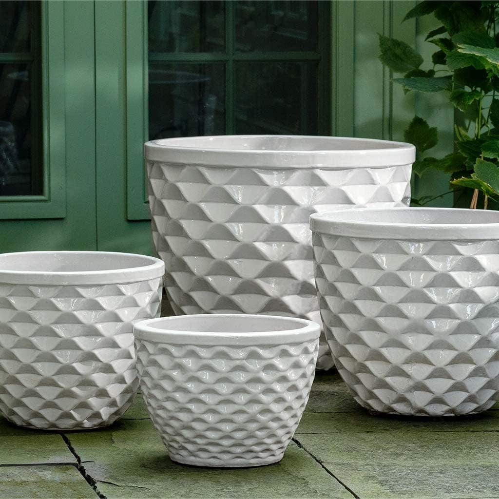 Honeycomb Planter Nested Set of 4 | Glazed Collection