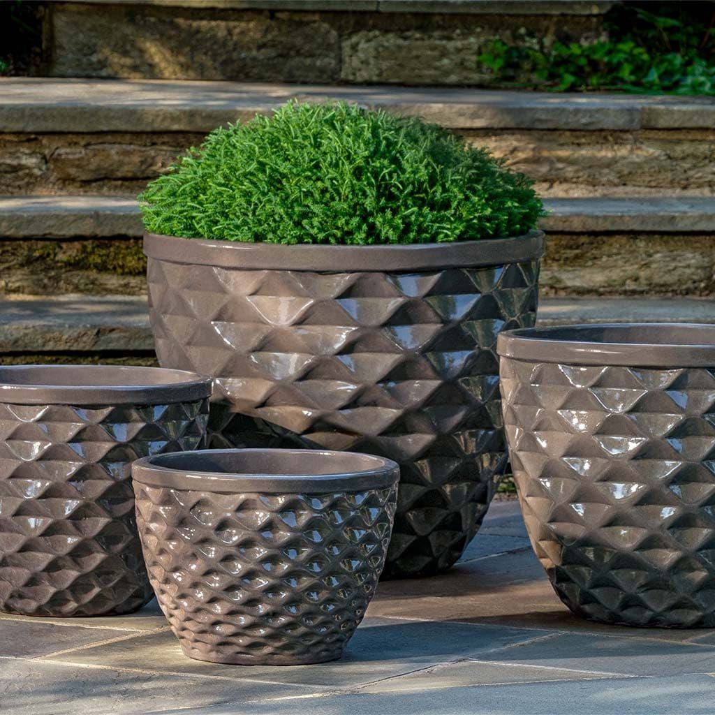 Honeycomb Planter Nested Set of 4 | Glazed Collection