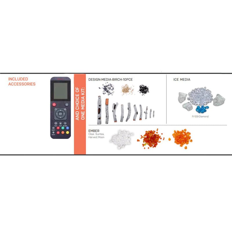 Amantii 60" BESPOKE Symmetry Smart Indoor | Outdoor Electric Fireplace