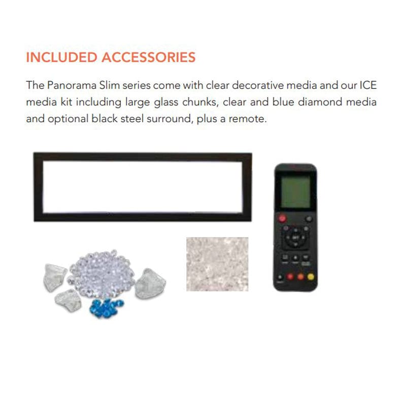 Amantii Panorama BI 72" Slim Smart Indoor | Outdoor Electric Fireplace