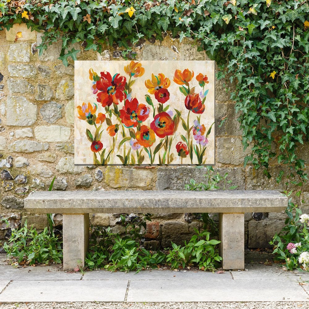 Jaunty Garden Outdoor Canvas Art