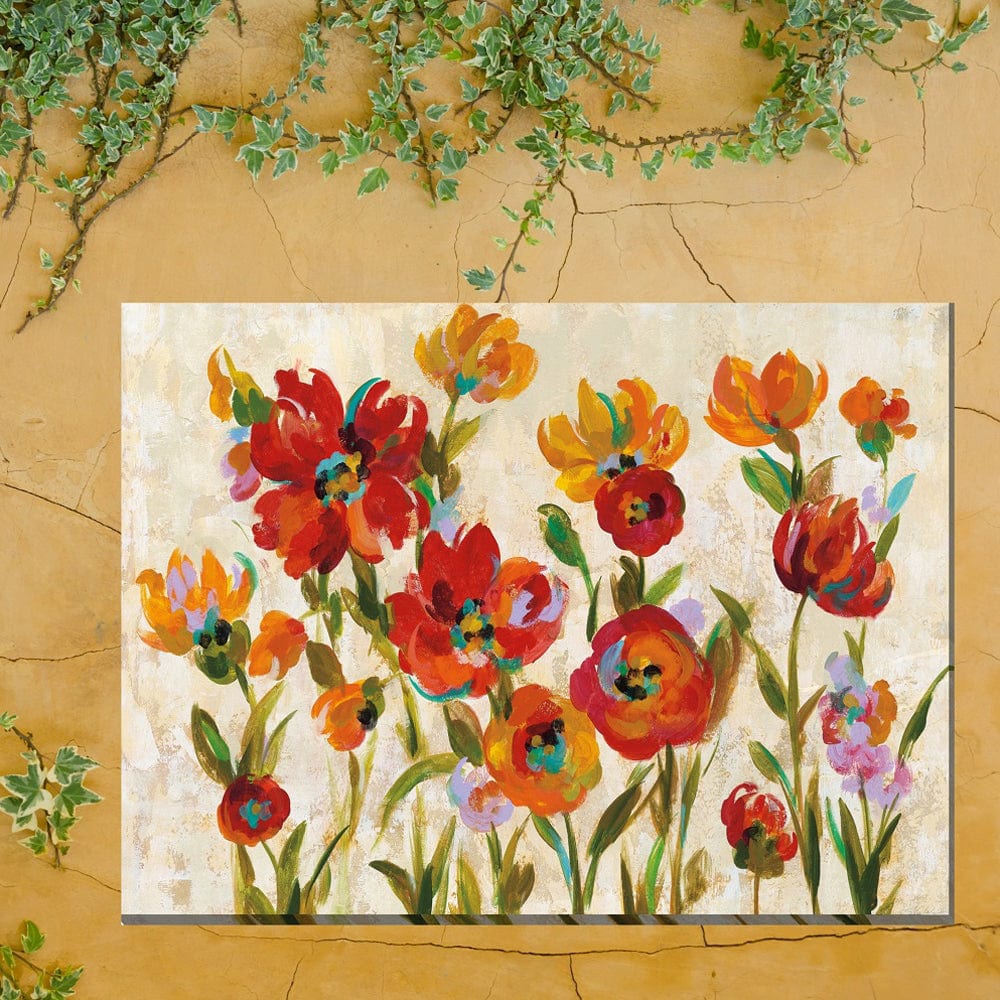 Jaunty Garden Outdoor Canvas Art