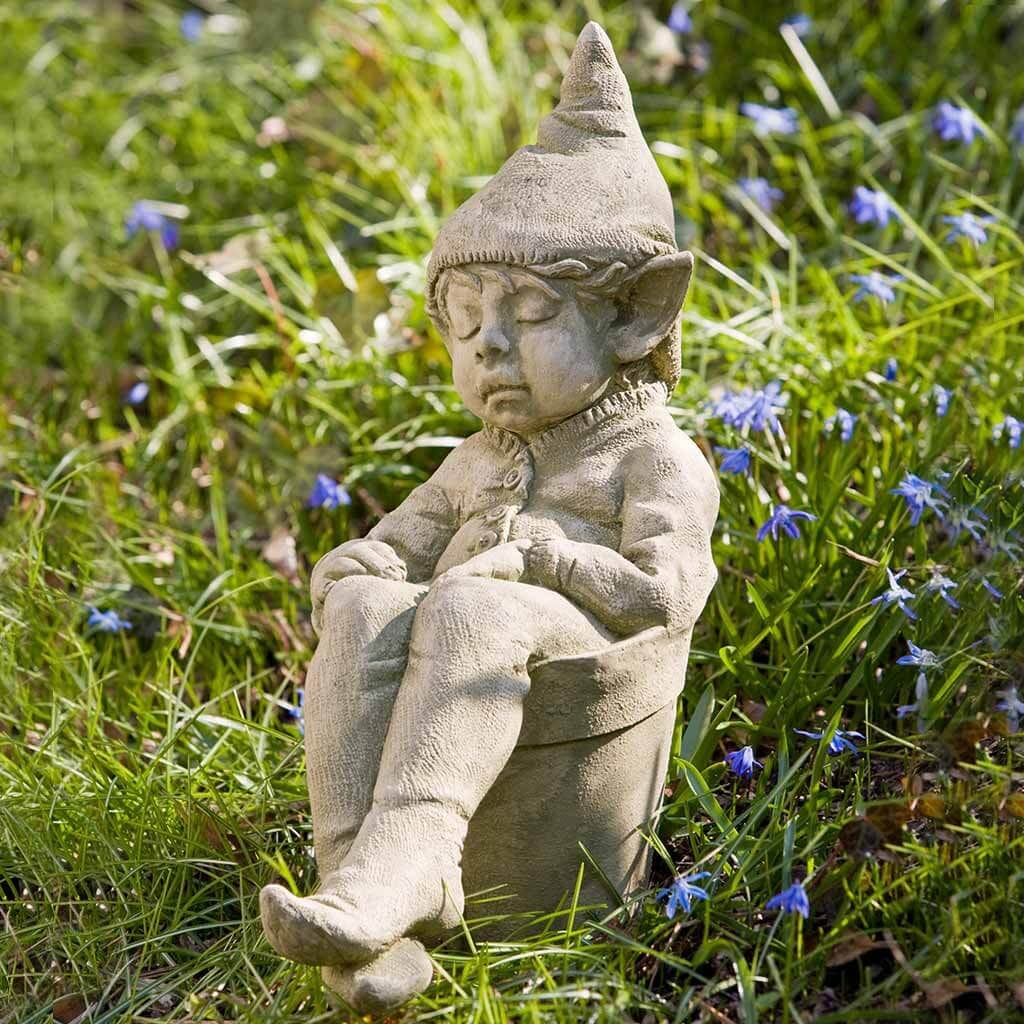 Joe Cast Stone Garden Statue | Garden Elf