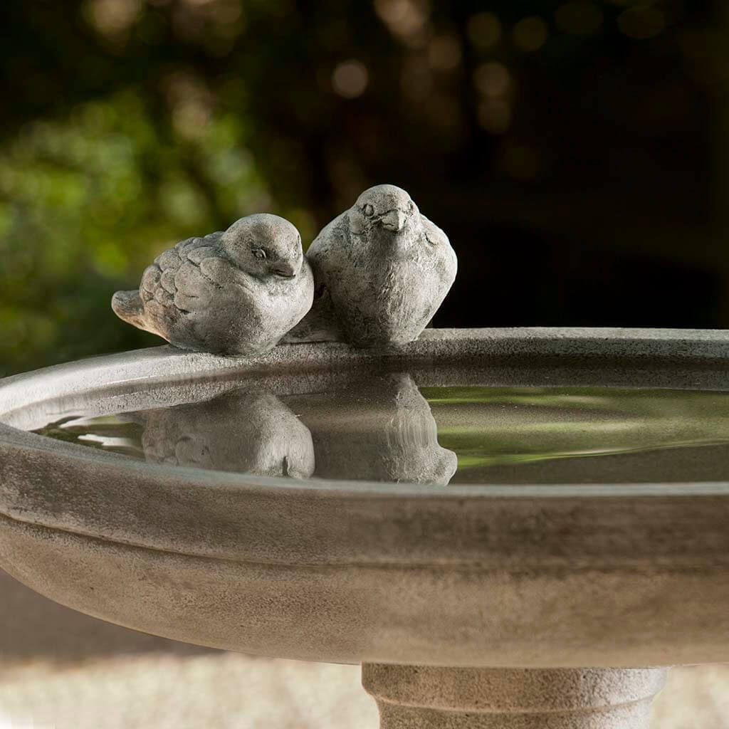 Juliet Cast Stone Birdbath