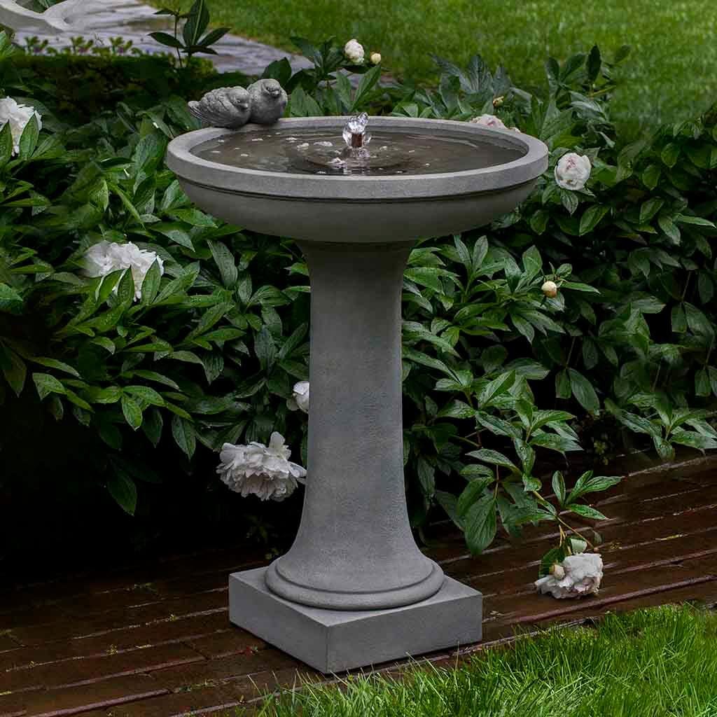 Juliet Garden Fountain with Bird Statue Accent