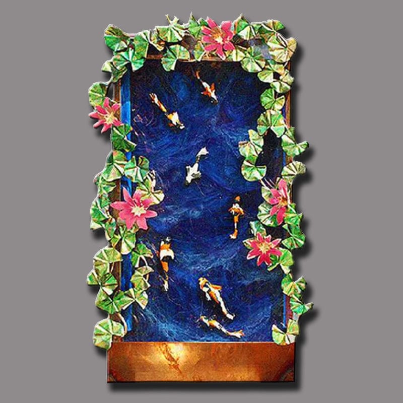 Koi and Lotus Fountain