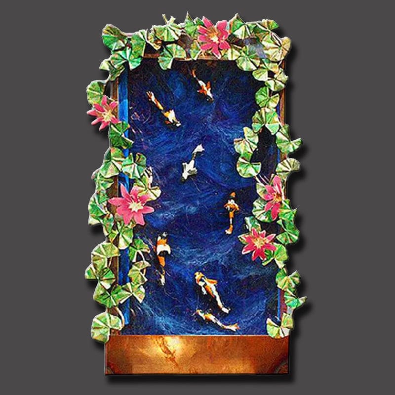 Koi and Lotus Fountain