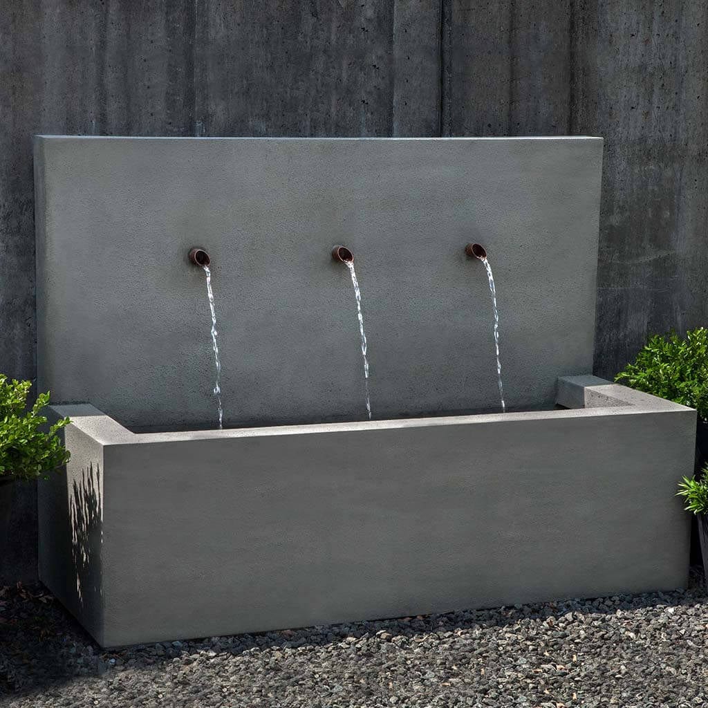 Long Beach Wall Outdoor Fountain