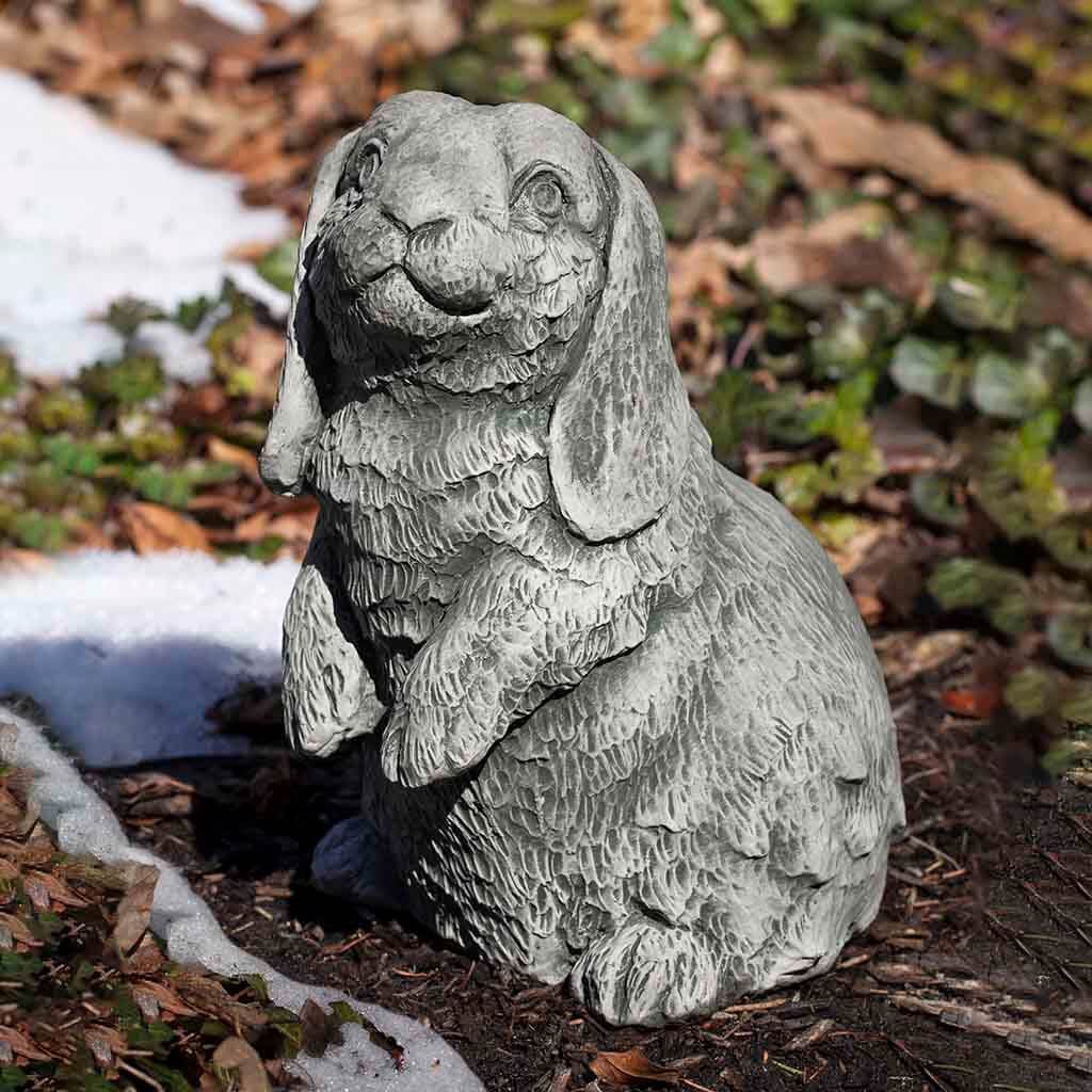 Lop-Eared Standing Bunny Garden Statue | Rabbit Statue