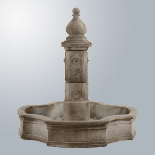 Lorraine Pond Fountain With Monaco Finial