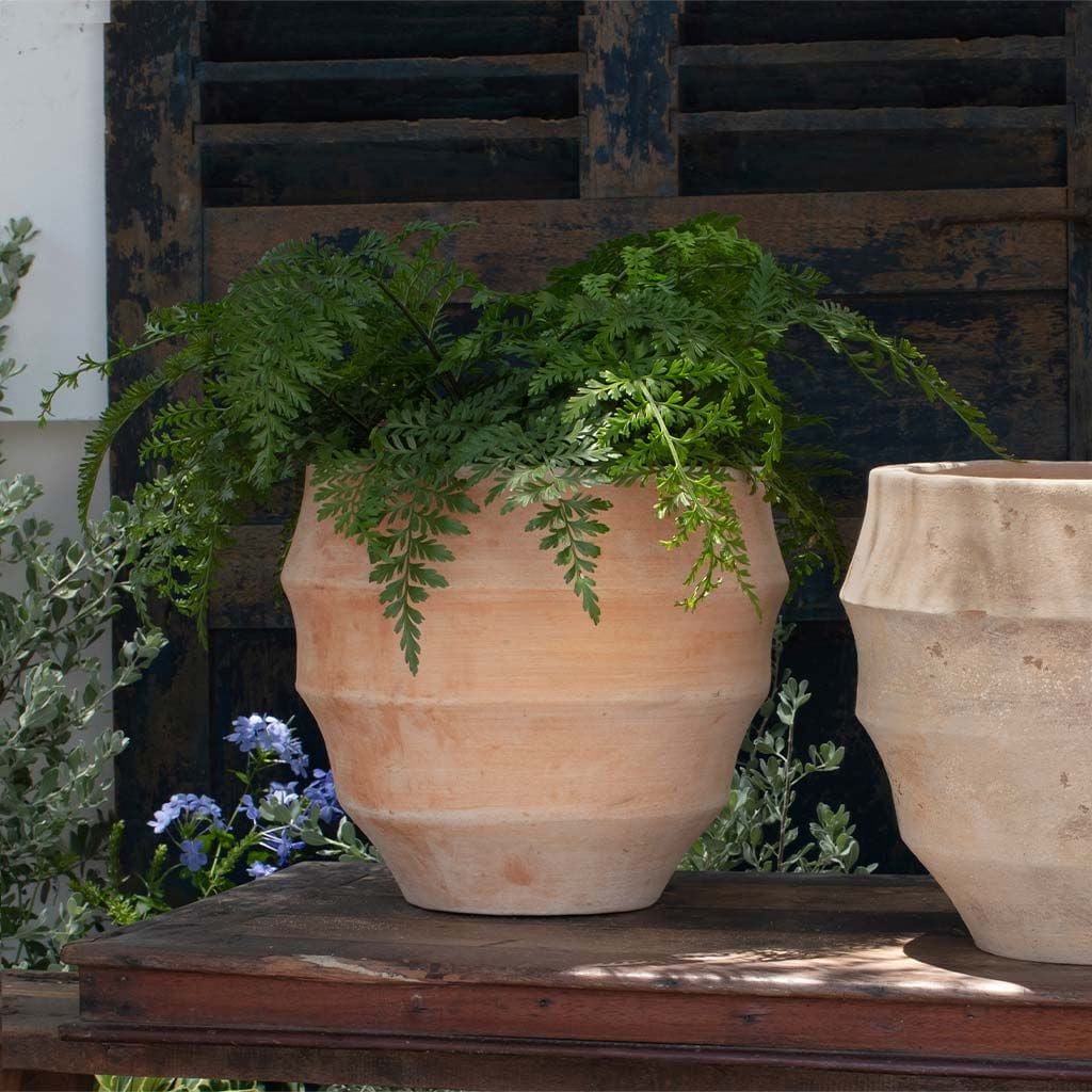 Malaga Terra Cotta Planter Set of 4 in Terra Cotta Finish