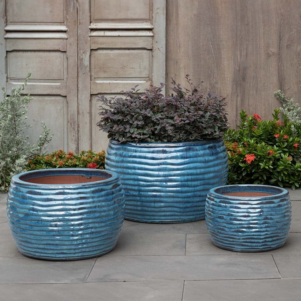 Montauk Planter Nested Set of 3 | Glazed Collection