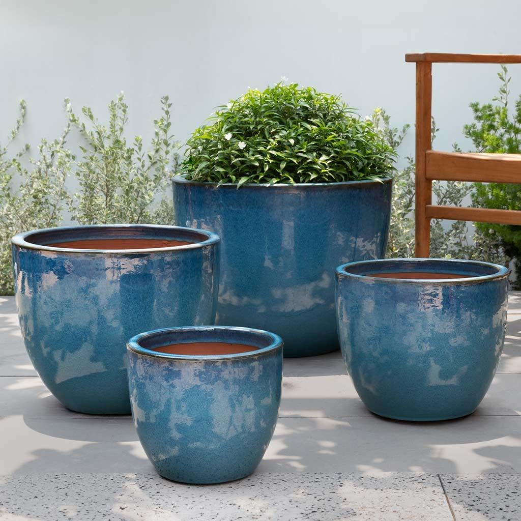 Cora Planter Nested Set of 4 | Glazed Collection