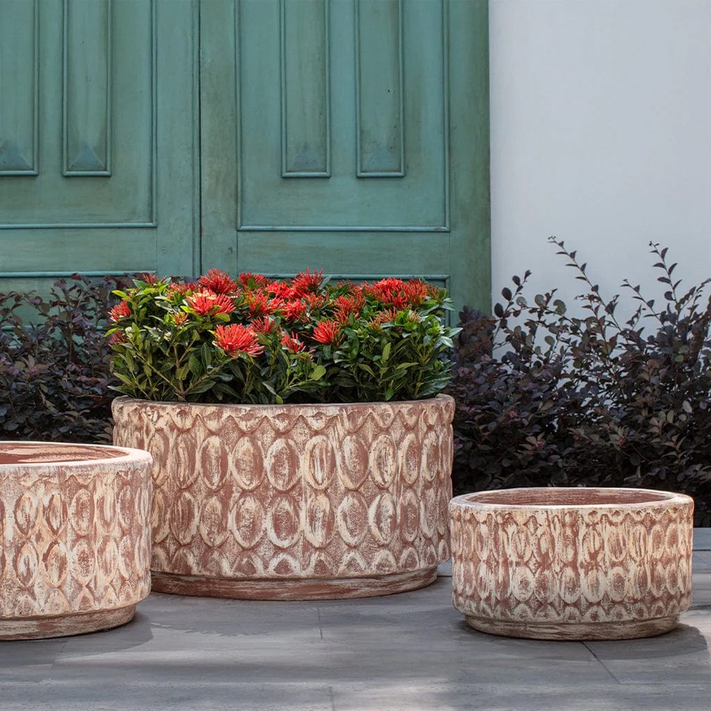 Oriel Planter Low Nested Set of 3 | Glazed Collection