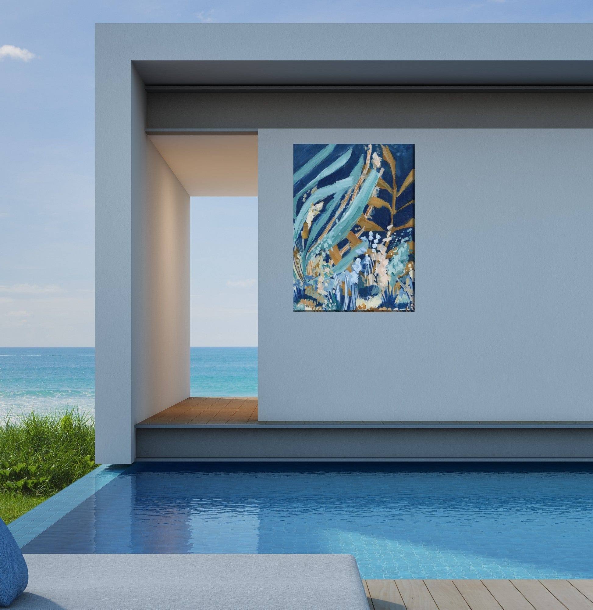 Sea Grass No1 Outdoor Canvas Art