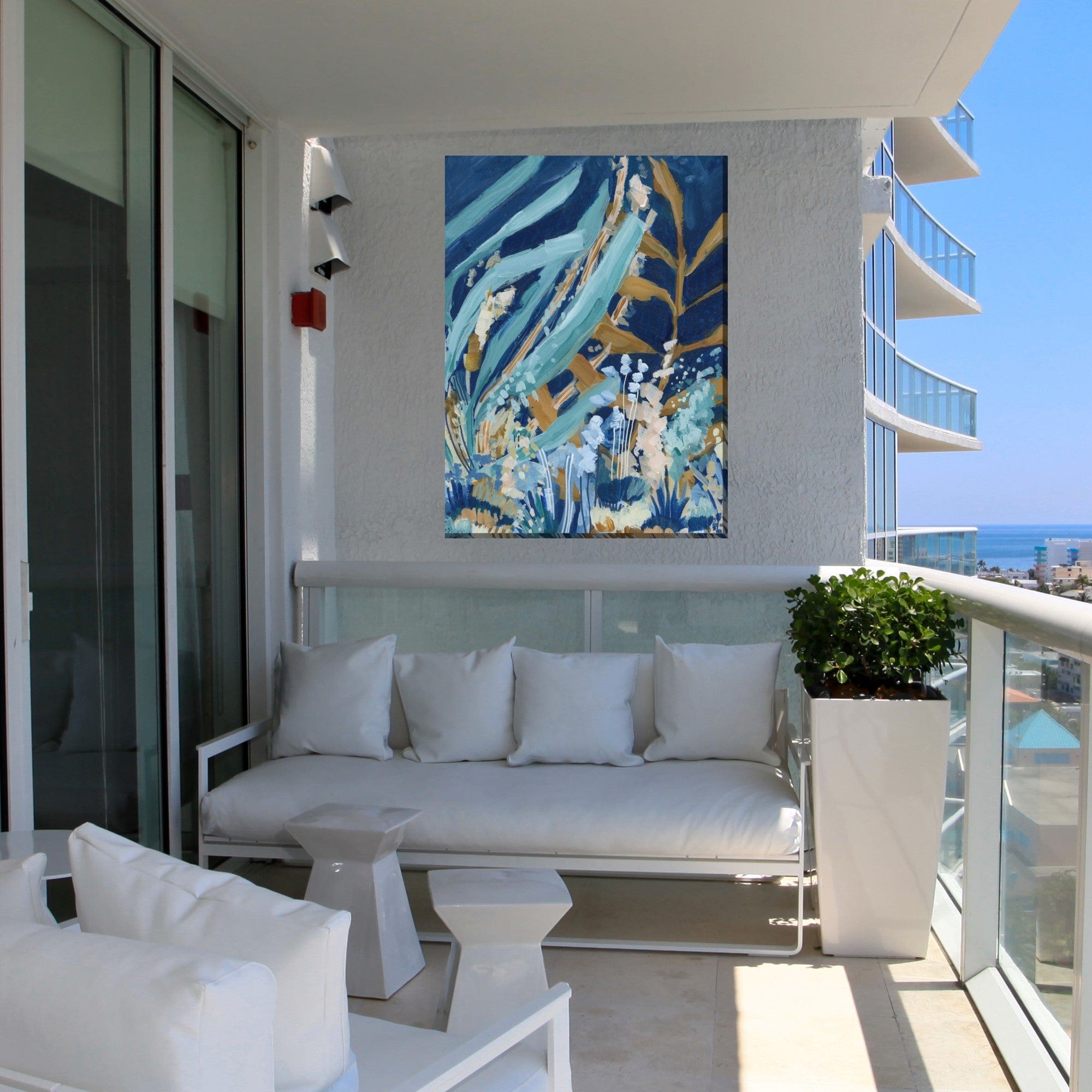 Sea Grass No1 Outdoor Canvas Art