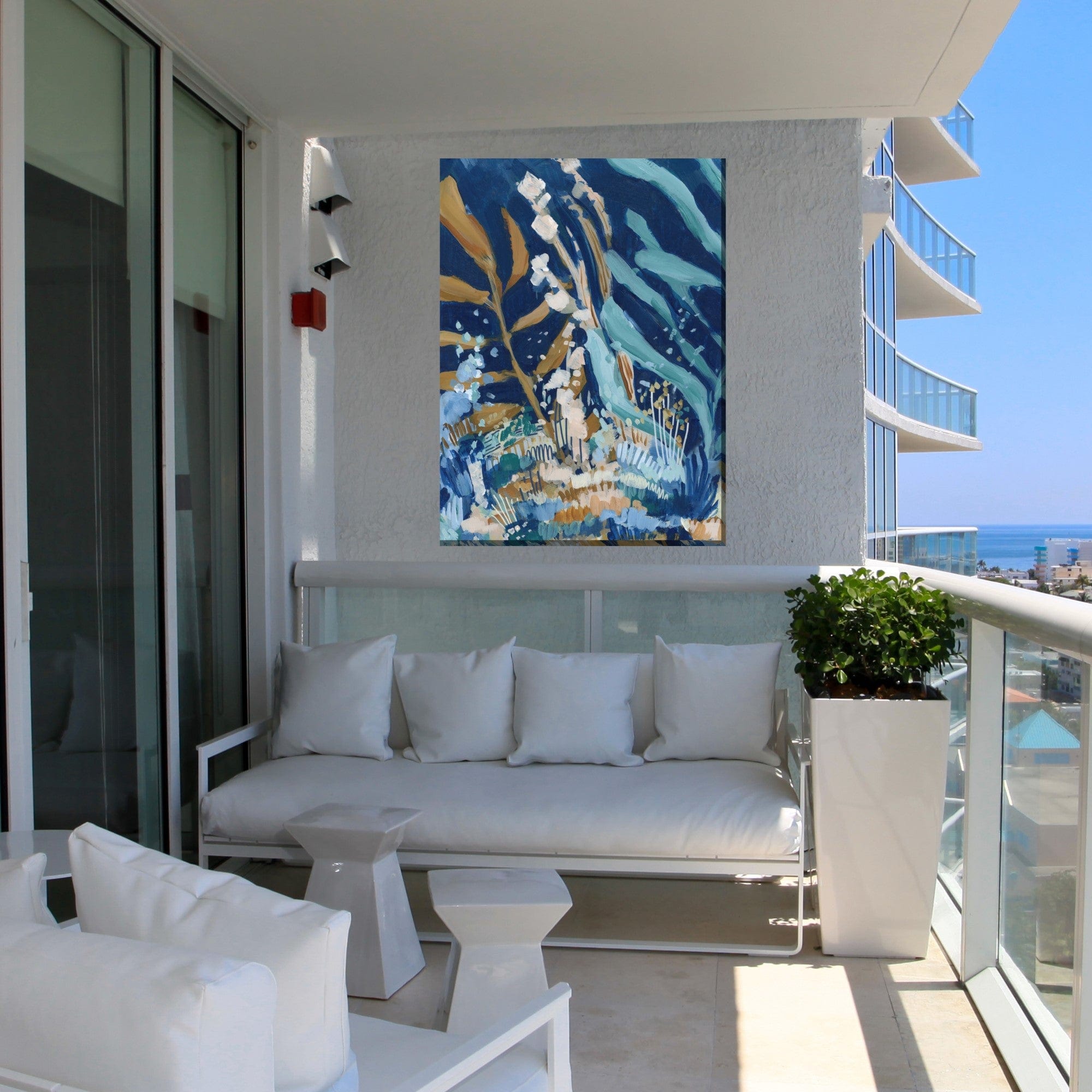 Sea Grass No2 Outdoor Canvas Art