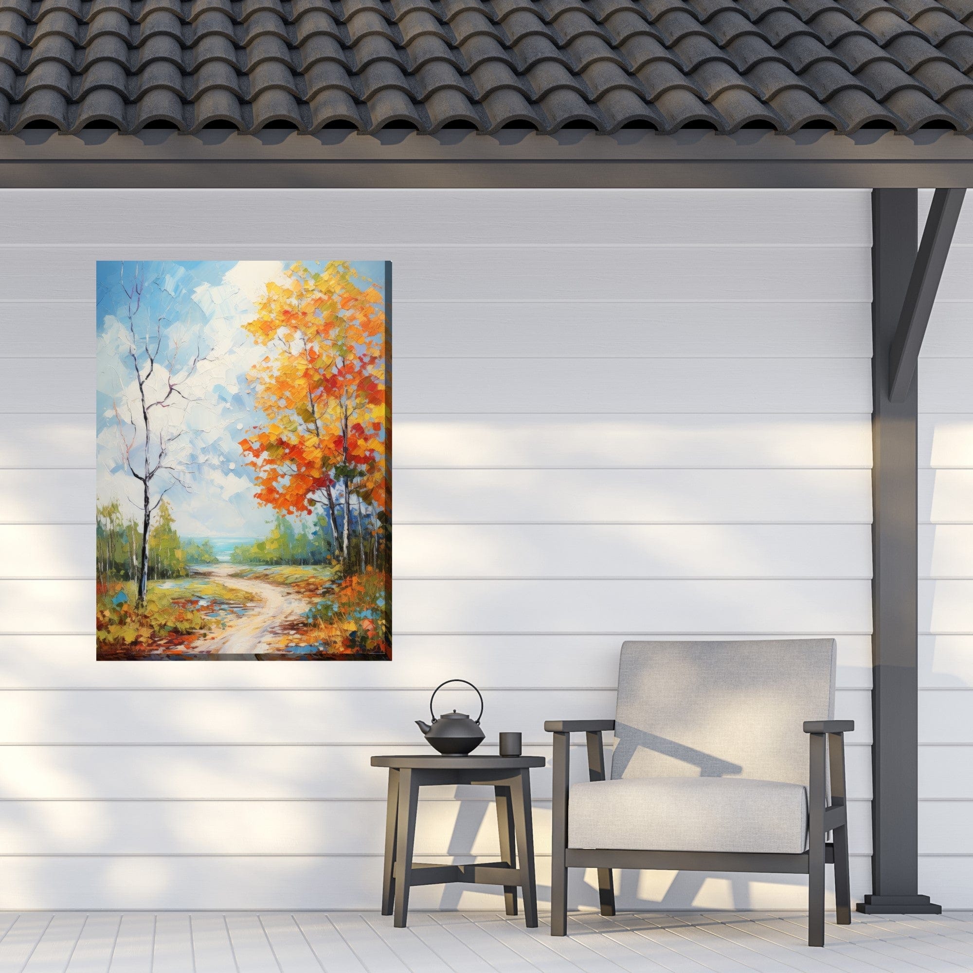 Going The Backway Outdoor Canvas Art