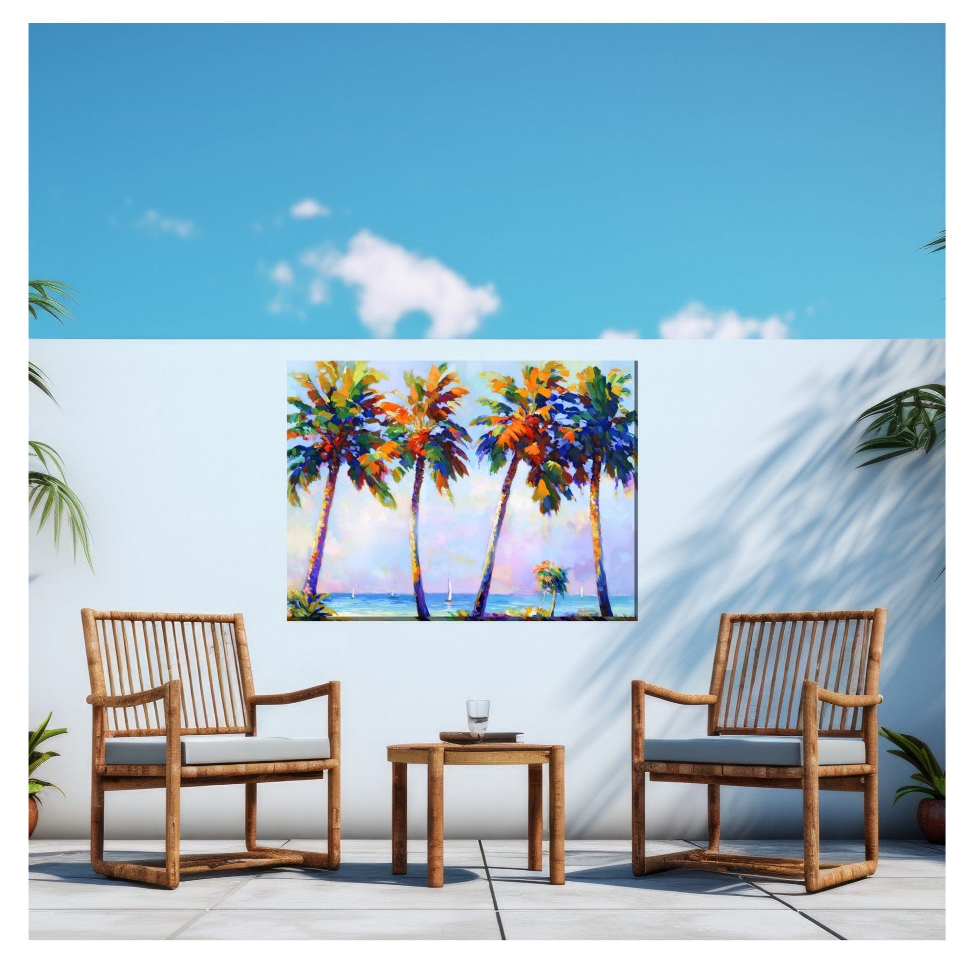 The Flamboyant Four Outdoor Canvas Art