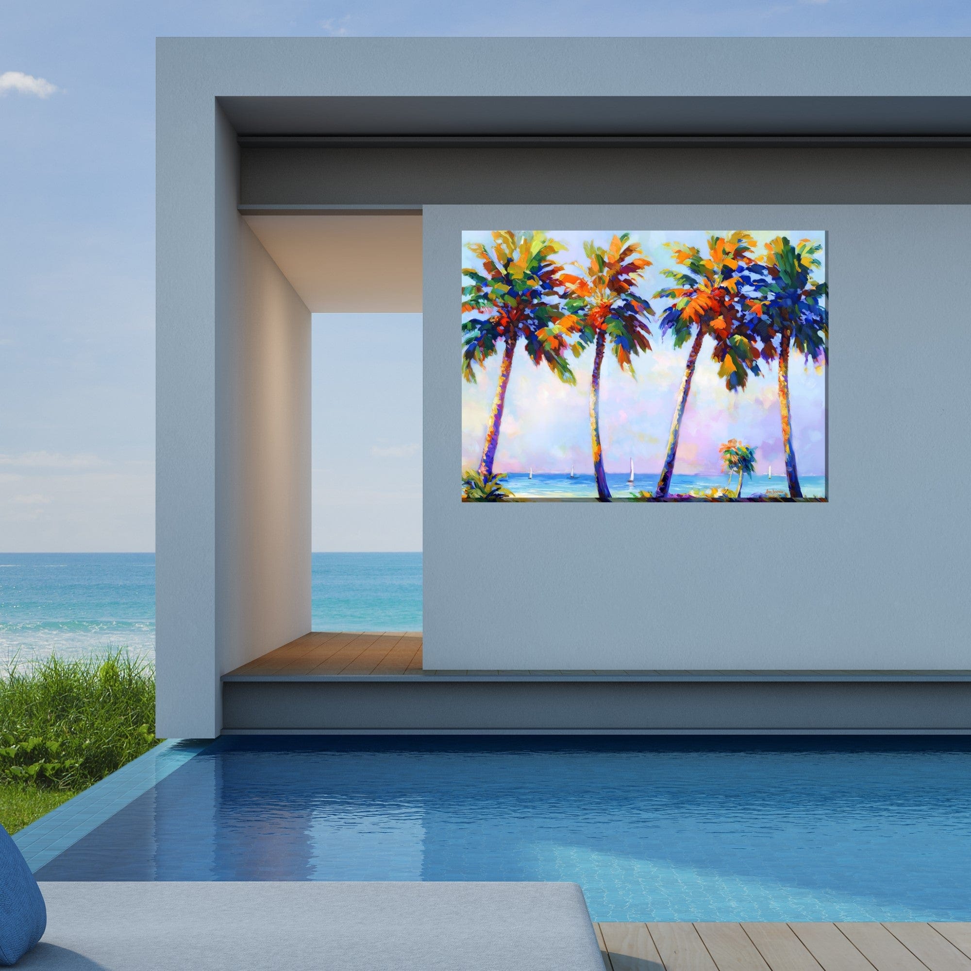 The Flamboyant Four Outdoor Canvas Art