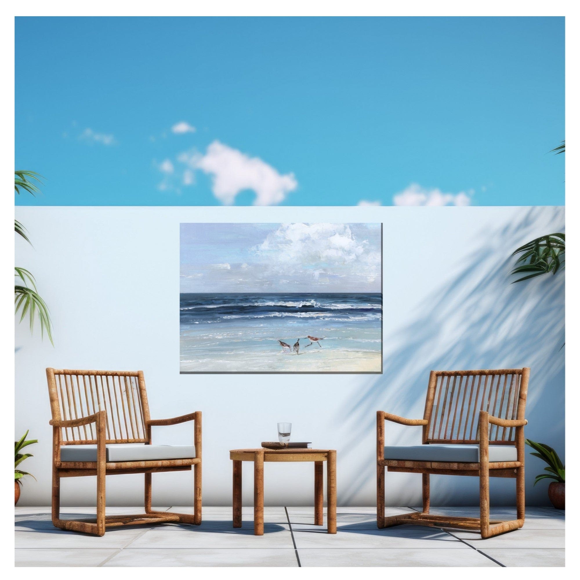 Beachcombers Outdoor Canvas Art
