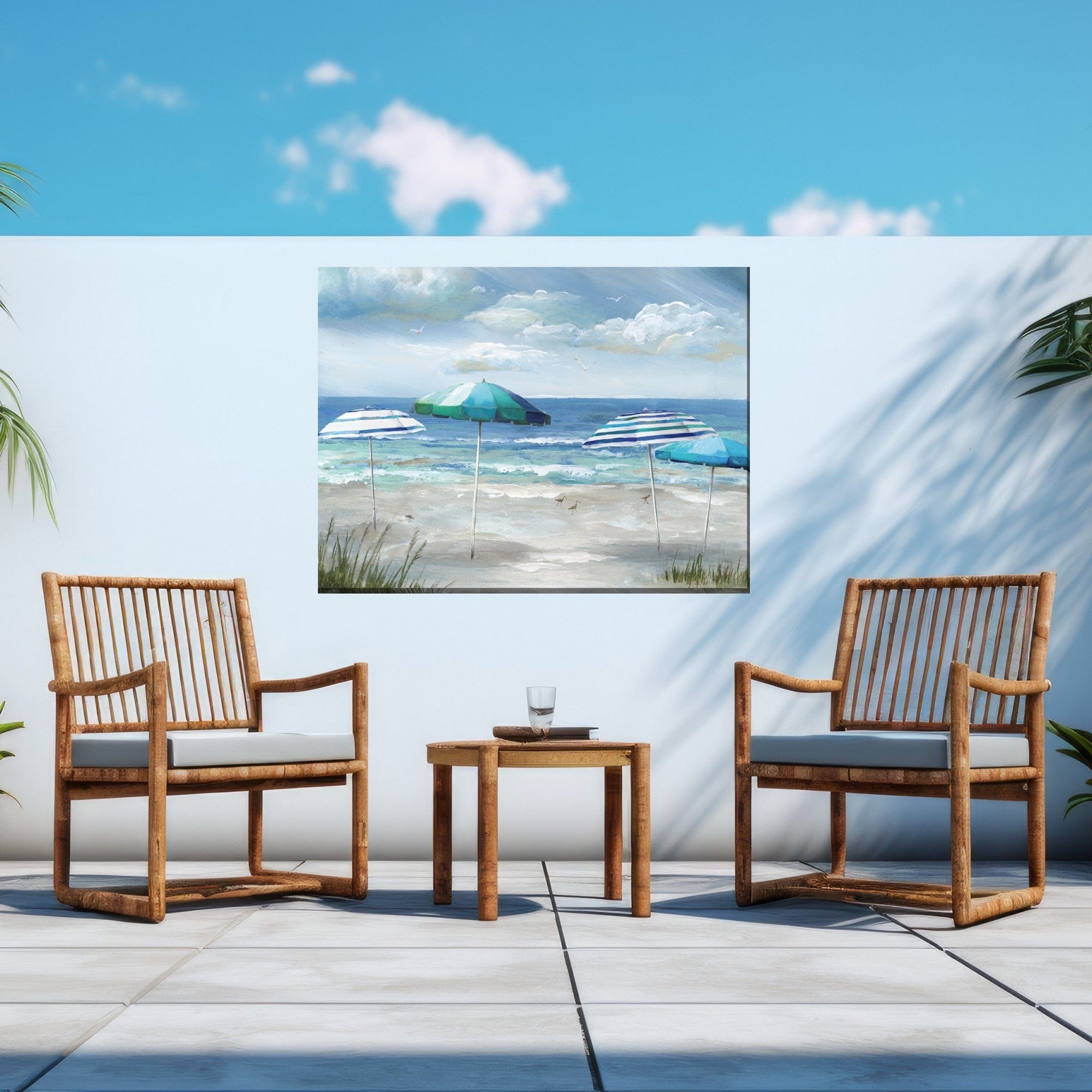 Shady Ladies Outdoor Canvas Art