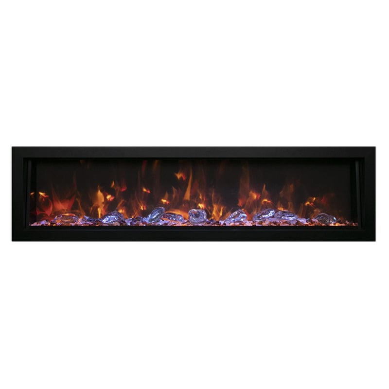 Amantii Panorama 60" Deep Full View Smart Indoor| Outdoor Electric Fireplace