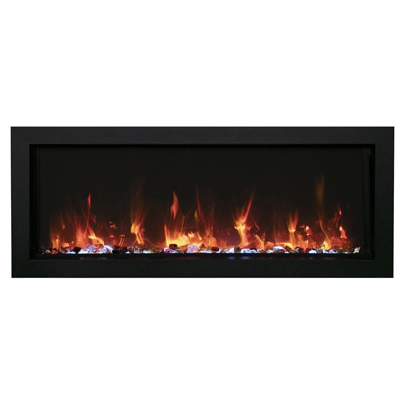 Amantii Panorama 40" Xtraslim Full View Smart Indoor| Outdoor Electric Fireplace