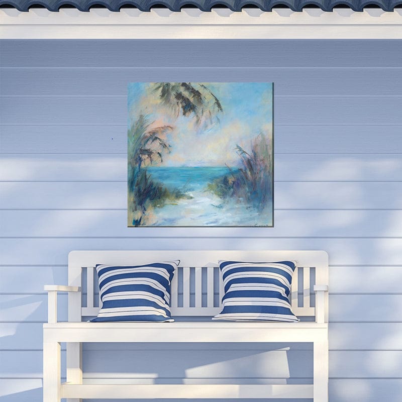 Paradise Path Outdoor Canvas Art
