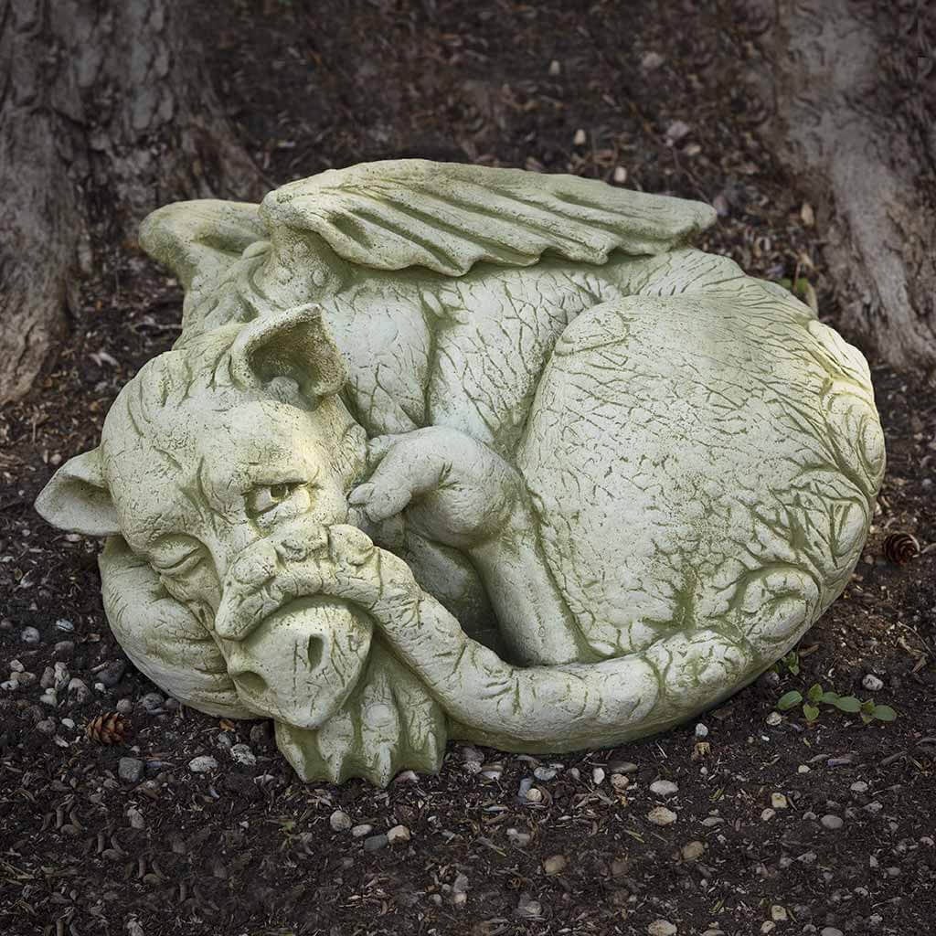 Peep Cast Stone Garden Statue | Dragon Statue