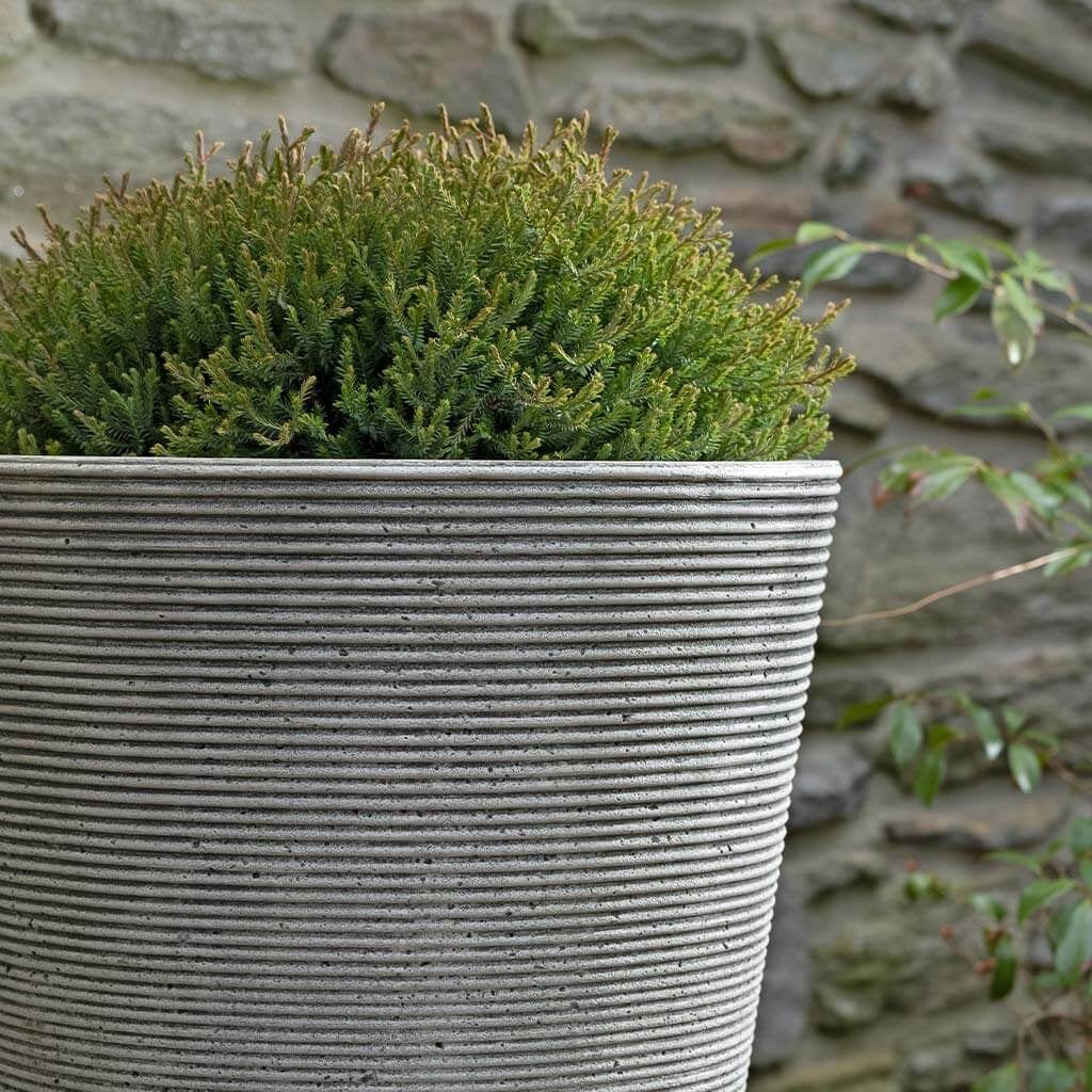 Pimlico Ridged Cast Stone Planter