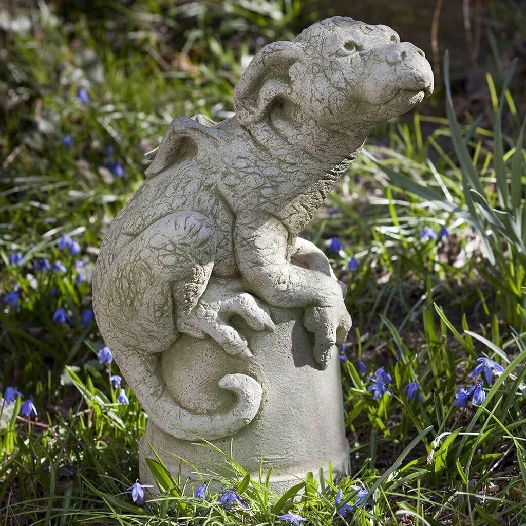 Puddles Cast Stone Garden Statue | Dragon Statue