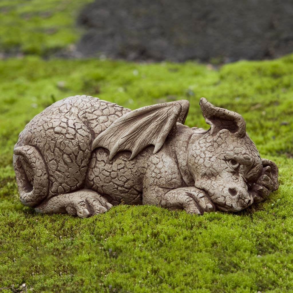 Puzzle Cast Stone Garden Statue | Dragon Statue