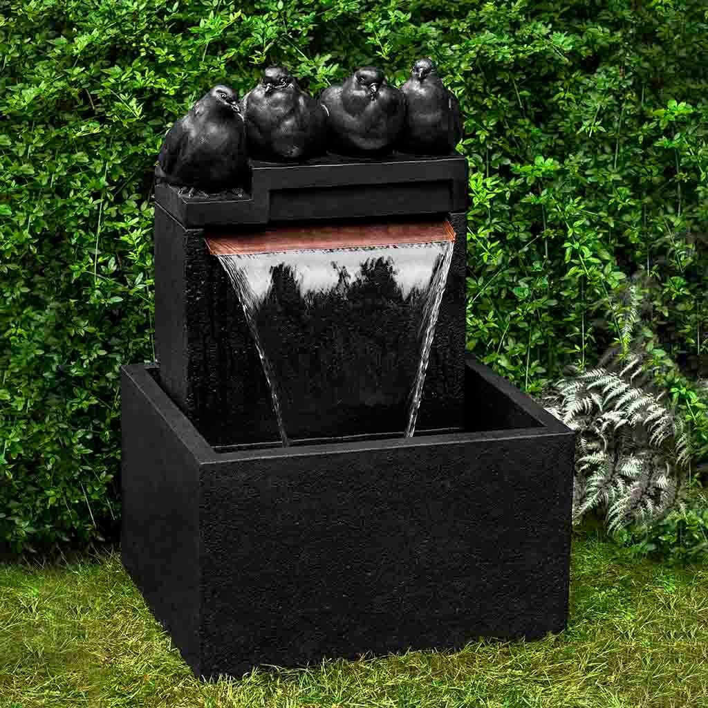 Quartet Wall Outdoor Fountain