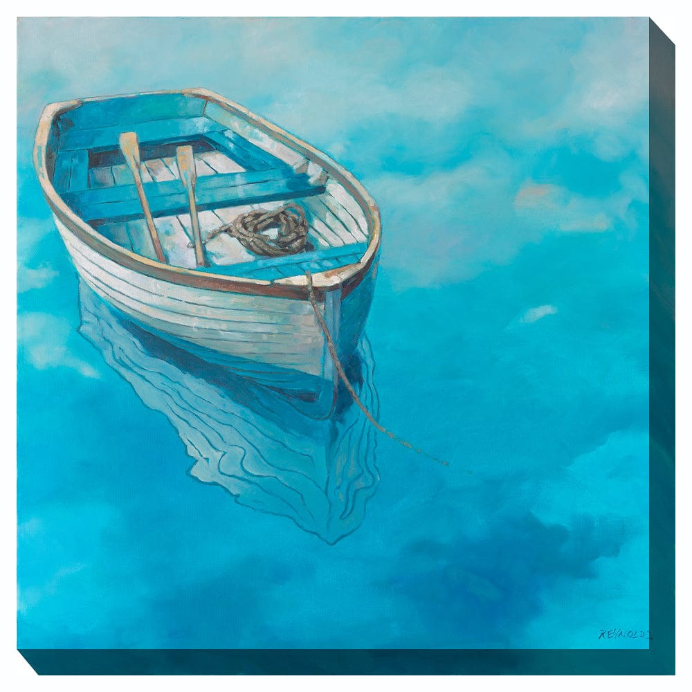 Rowboat Blues Canvas Wall Art