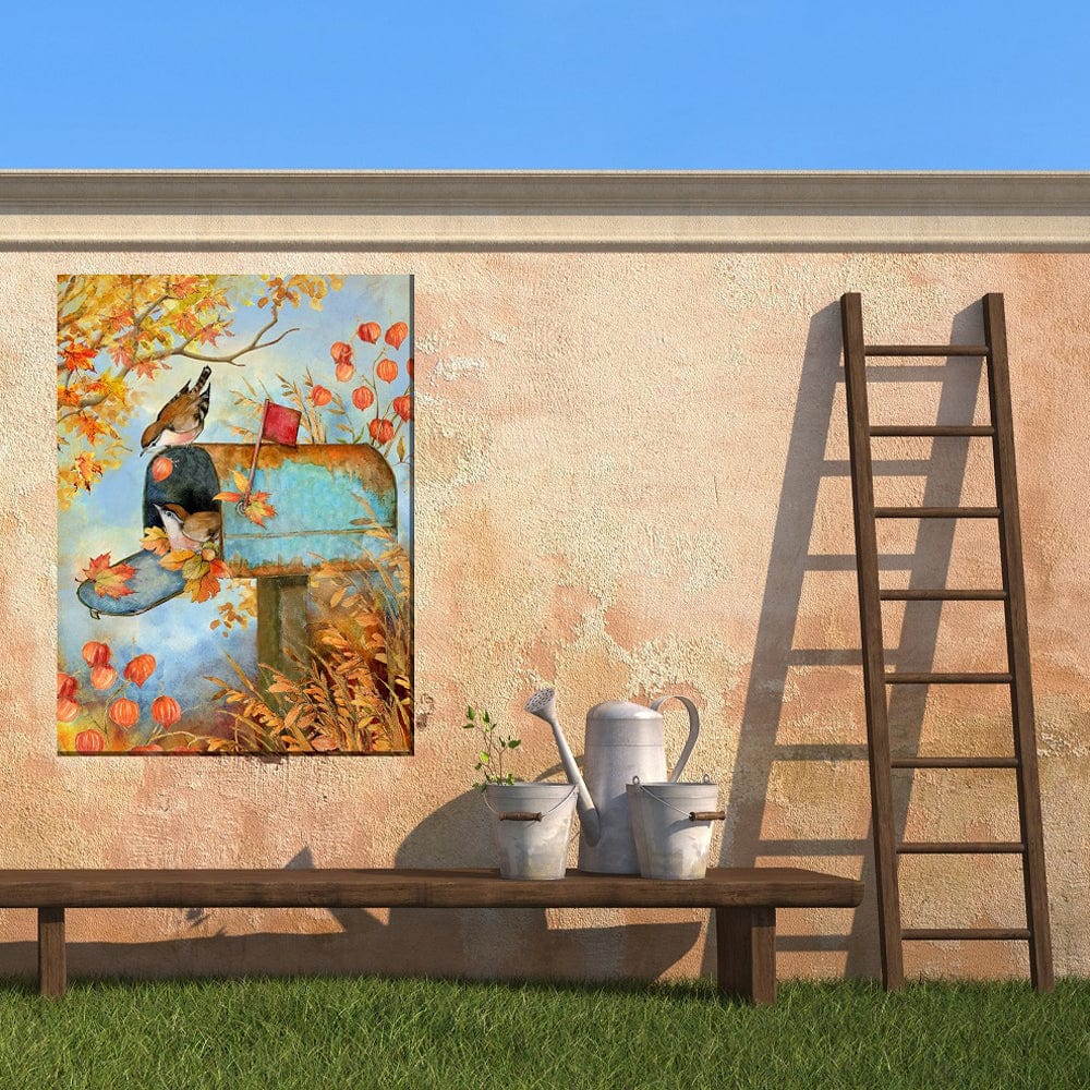 Rural Route Mail Outdoor Canvas Art