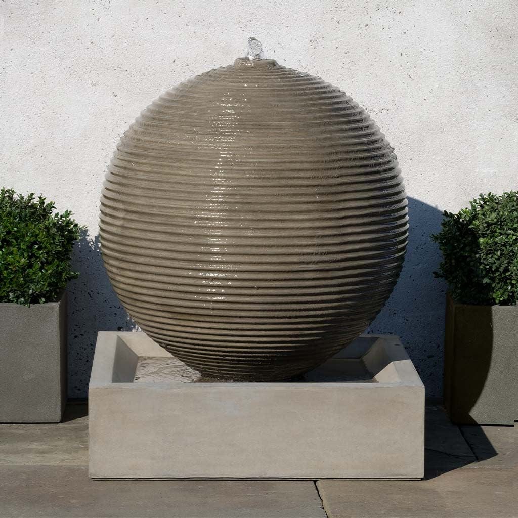 Ribbed Sphere Fountain