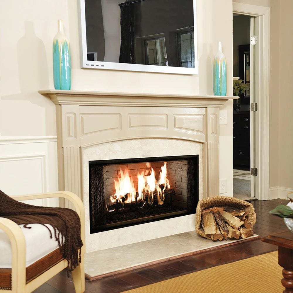 Royalton 42" Radiant Wood Burning Fireplace - Outdoor Art Pros