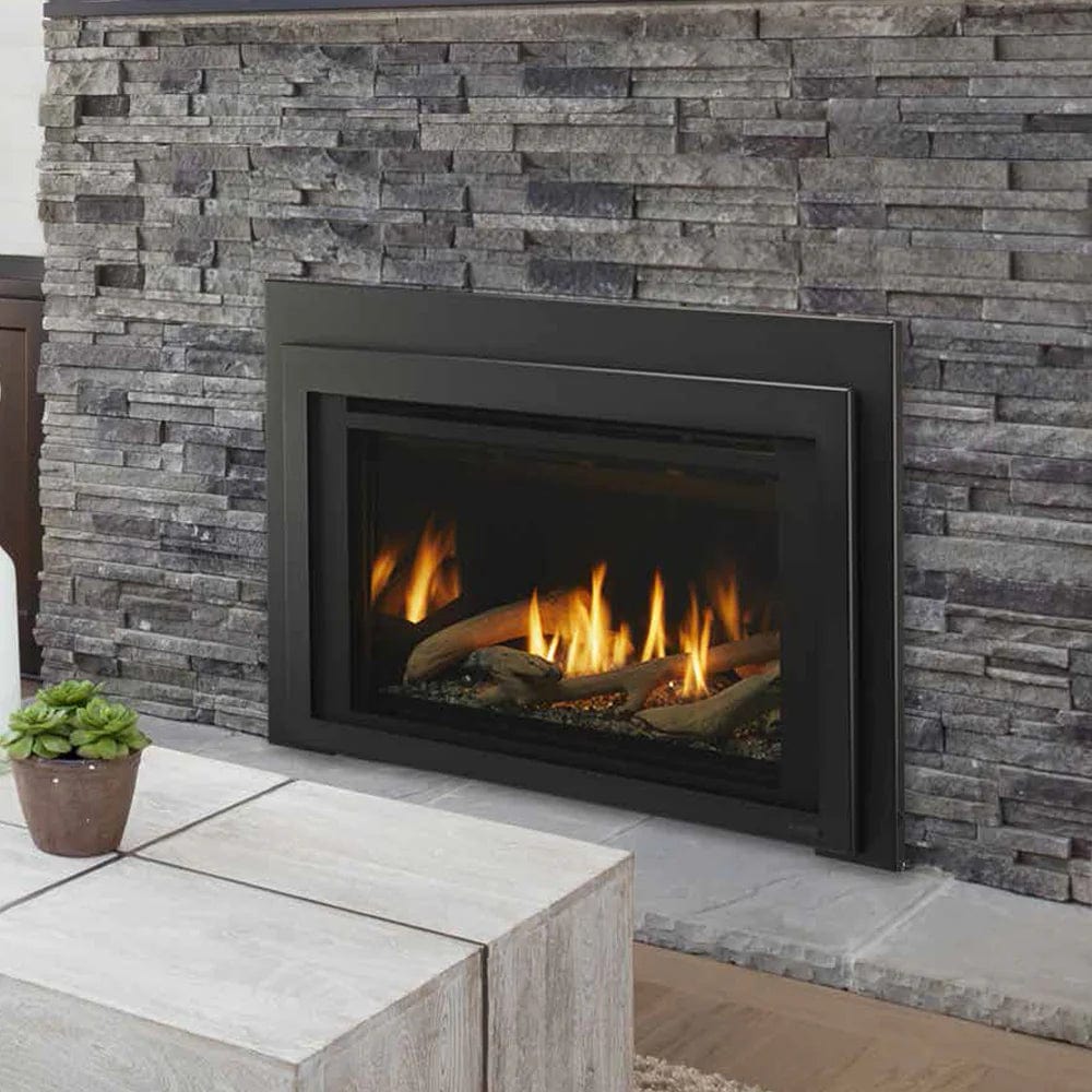Ruby 35" Direct Vent Gas Fireplace Insert with Intellifire Touch System - Outdoor Art Pros