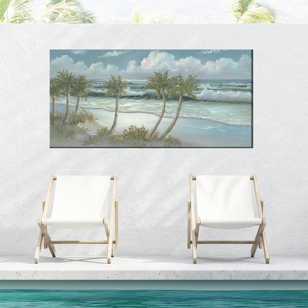 Swaying Palms Canvas Wall Art