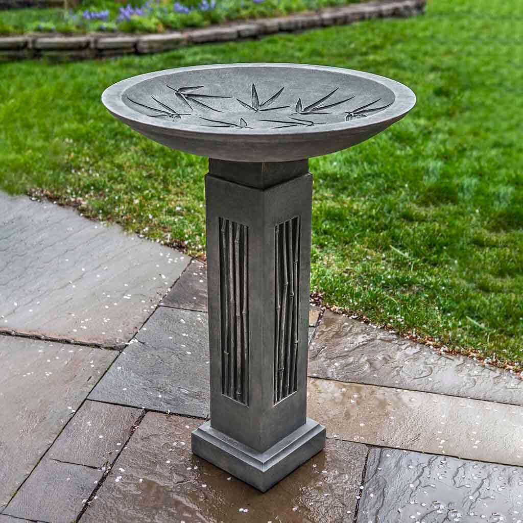Sagano Cast Stone Birdbath