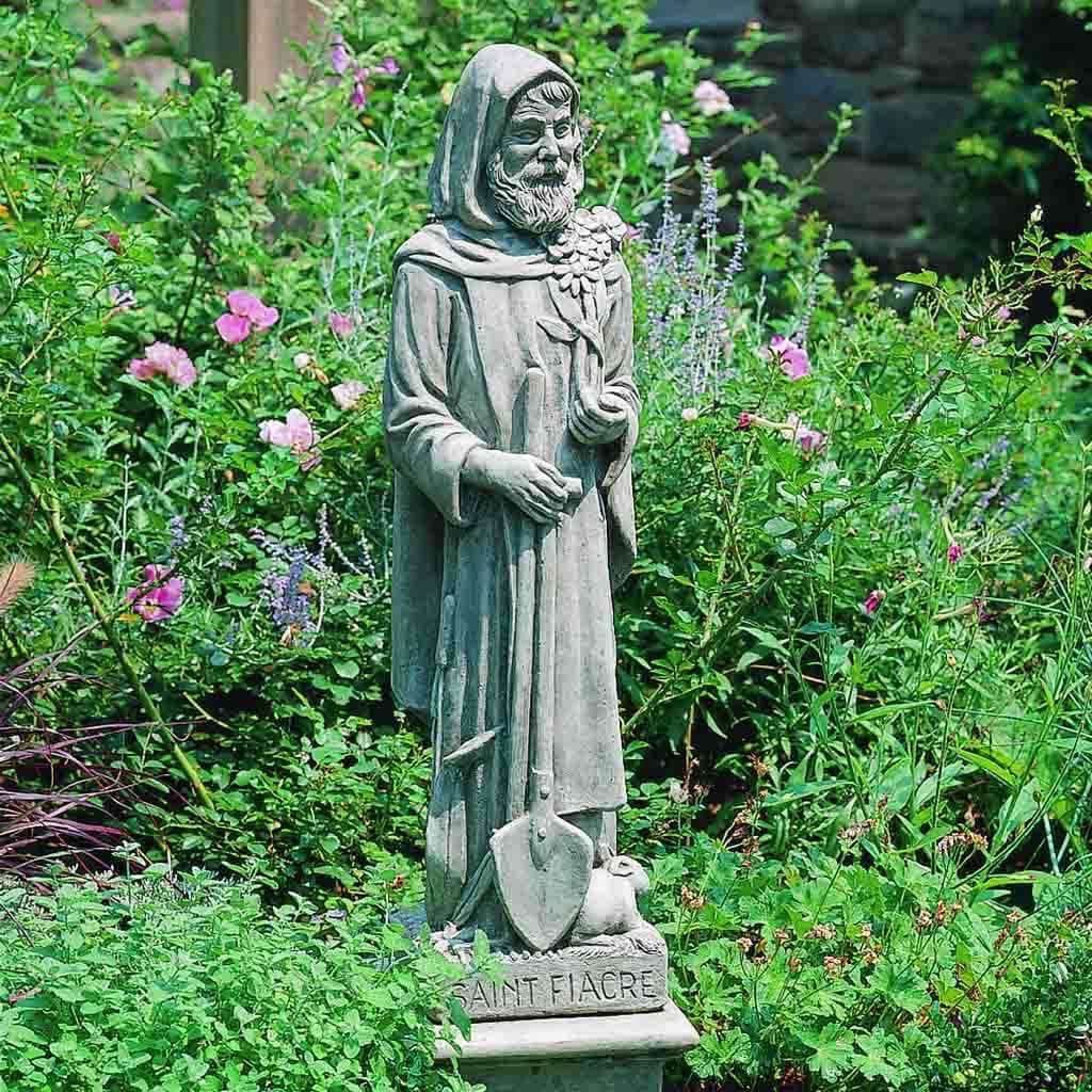 Saint Fiacre 29" Garden Statue | Religious Statue