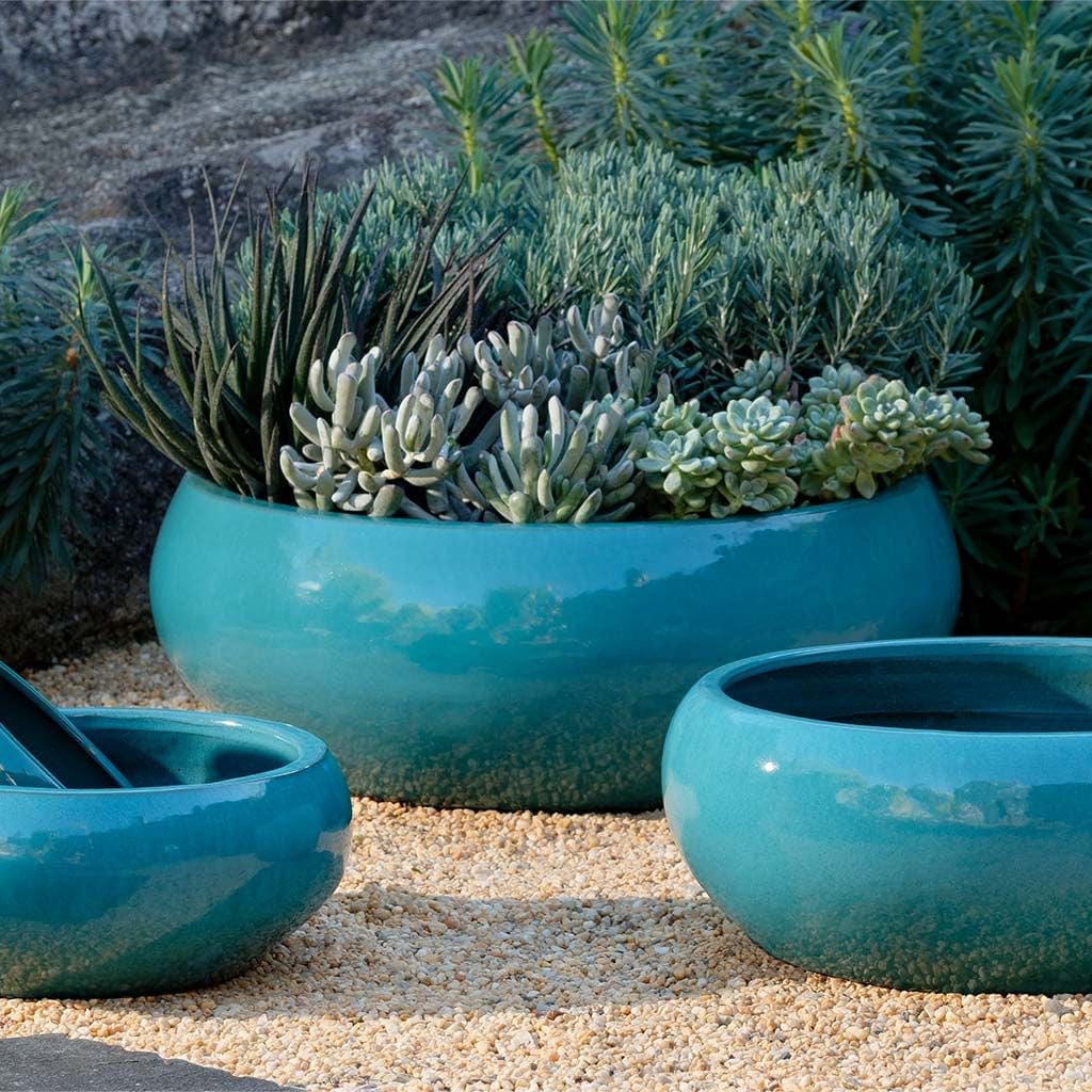 Sasha Planter Nested Set of 4 | Glazed Collection