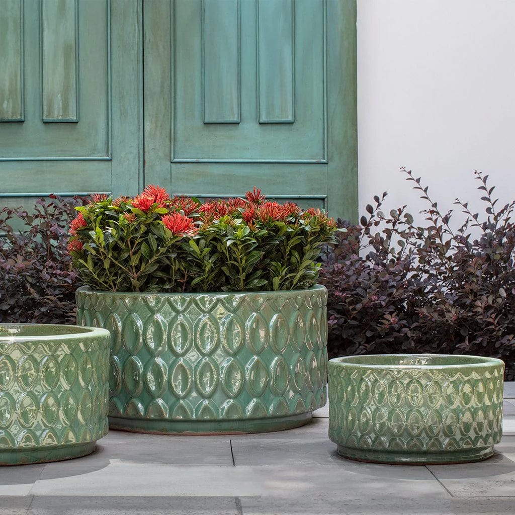 Oriel Planter Low Nested Set of 3 | Glazed Collection